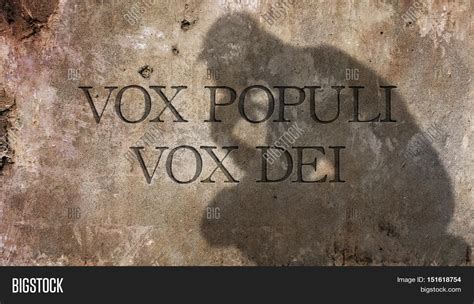 Vox Populi Vox Dei Latin Phrase Image And Photo Bigstock