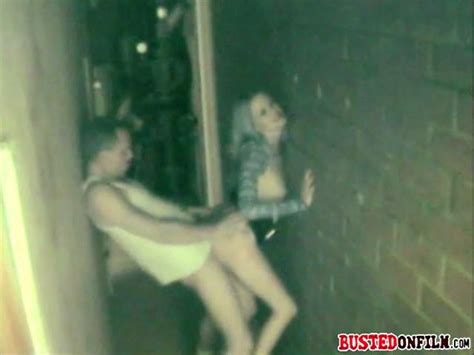bitch busted in an alley sex with her lover