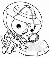 Octonauts Coloring Pages Shellington Printable Print sketch template