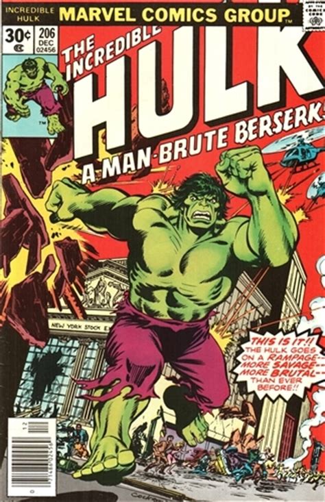 1976 The Incredible Hulk Comic Book With The New York