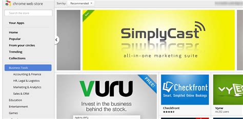 simplycast listed  google chrome store  featured business app sc
