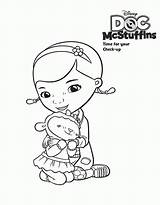 Doc Mcstuffins Coloring Pages Lambie Christmas Color Doctor Birthday Disney Colouring Sheets Kids Print Halloween Preschool Netart Printable Getdrawings Popular sketch template