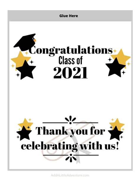 graduation candy bar wrappers  printables add   adventure