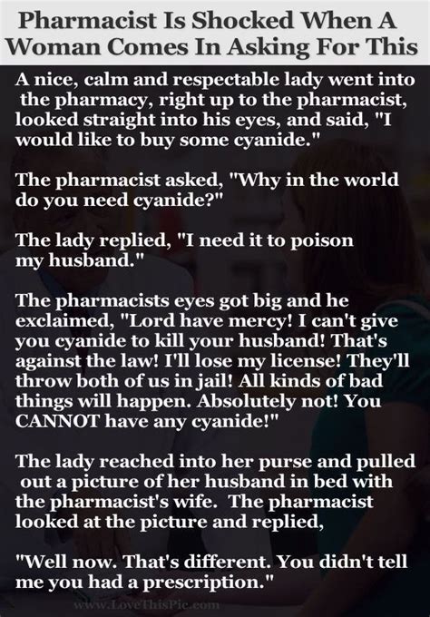 Pharmacist Is Shocked When This Woman Comes In Asking For