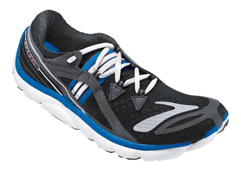 brooks mens puredrift black running shoes  drop running shoes