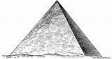 Pyramid Giza Sketch Pyramids sketch template