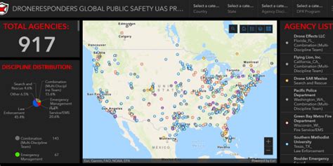 interactive  map    drone ufo encounter incident reports