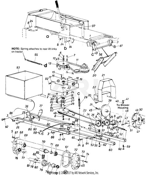 mtd     snow thrower  parts diagram  general assembly