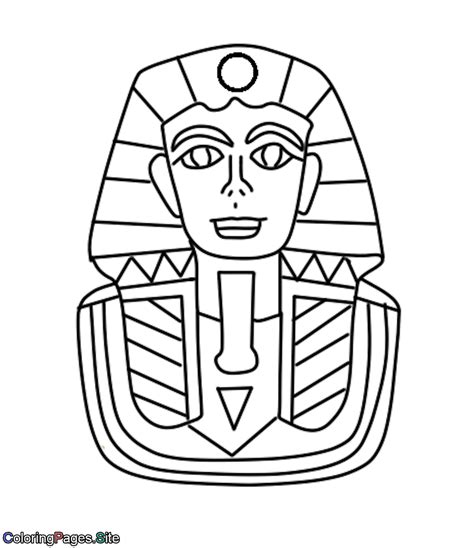 king pharaoh  coloring page coloring pages