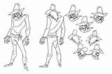 Scarecrow References Timm sketch template