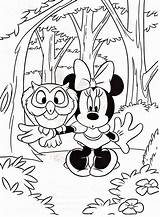 Coloring Pages Minnie Mouse Disney Characters Walt Printable Fanpop Thanksgiving Print Christmas sketch template