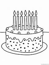 Cake Birthday Coloring4free 2021 Coloring Pages Food Printable Related Posts sketch template