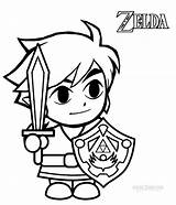 Coloring Zelda Pages Kids Embroidery Link sketch template
