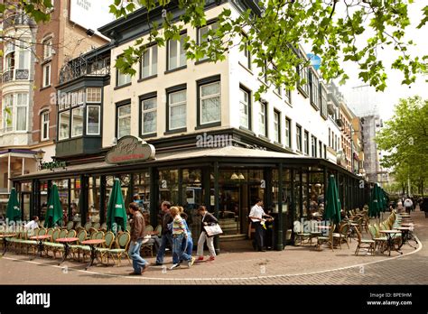 heineken hoek cafe  leidseplein square  amsterdam stock photo alamy