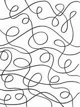Coloring Pages Abstract Lines Swirls Line Drawing Wavy Swirl Designs Sheet Easy Sheets Crab Apple Getdrawings Adult Draw Popular November sketch template