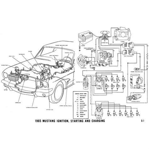 mustang electrical information drawings
