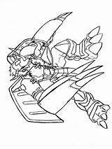 Coloring Pages Digimon Printable Recommended Color sketch template