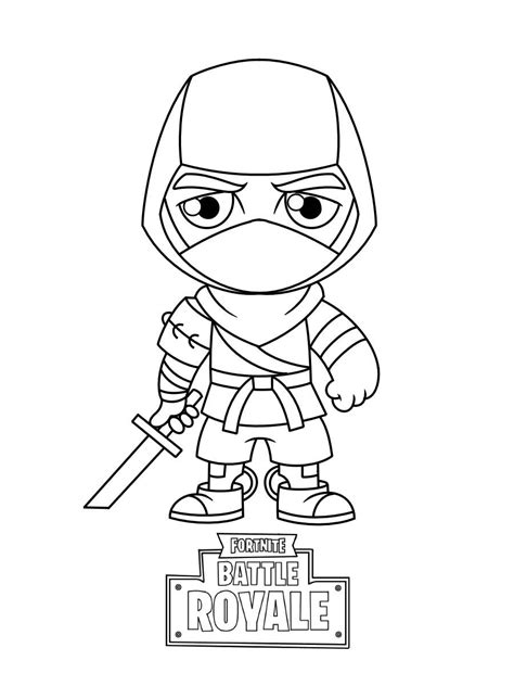 printable fortnite skin coloring pages  lineart  printable