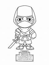 Fortnite Coloring Pages Skin Printable Color Print Ninja Skins Sheets Characters Kids Drawing Battle Lineart Cartoon Printables Boys Easy Gold sketch template