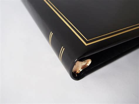 Leather Wrapped 3 Ring Photo Album Prestige Office Accessories