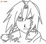 Alchemist Fullmetal Colorear Aniyuki Elric sketch template