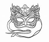Mardi Gras Coloring Pages Mask Kids Carnival Masks Printable Template Drama Color Beads Colouring Gra Getcolorings Book Print Drawing Getdrawings sketch template