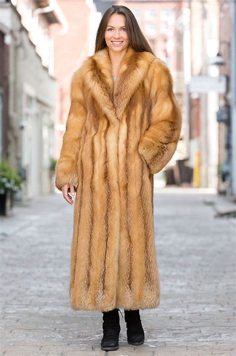 anastasia red fox fur coat fur coats women fox fur coat fox fur