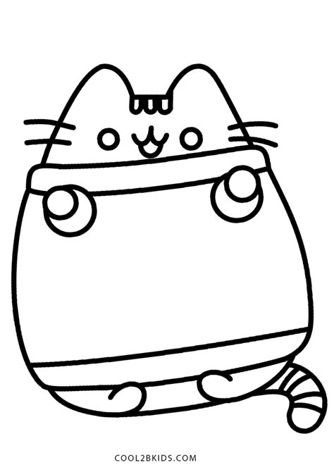 printable pusheen coloring pages  kids