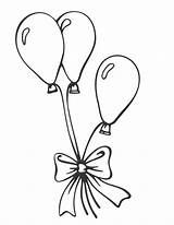 Balloon Palloncino Compleanno Getdrawings Printmania sketch template