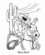 Coloring Ranger Lone Pages Western Horse Tonto Sheets Kids Adult Texas Color Print West Printable Movie Wayne John Colouring Silver sketch template