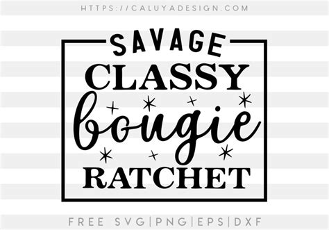 free savage classy svg png eps and dxf by caluya design