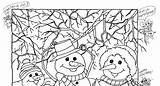 Hidden Puzzle Snowman Christmas sketch template
