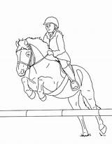Horse Rider Jumping Coloring Pages Deviantart Drawing Lines Woman Drawings Unique Digital Pre sketch template