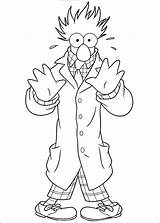 Muppets Coloring Beaker Pages Muppet Drawing Printable Coloriage Science Les Fun Colouring Colorir Dessin Wanted Most Print Halloween Christmas Disney sketch template