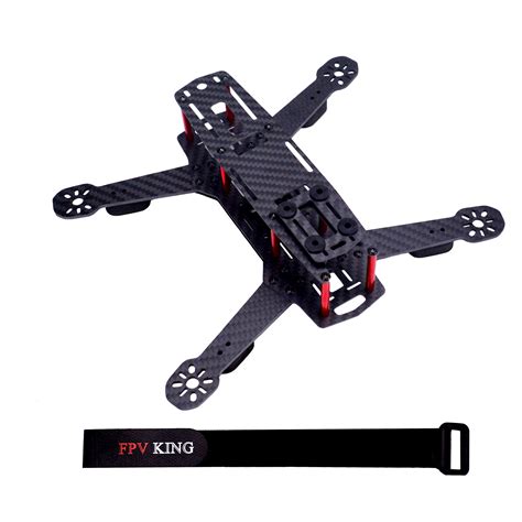 fpvking mm fpv racing drone frame  carbon fiber quadcopter frame  mini qav cm lipo