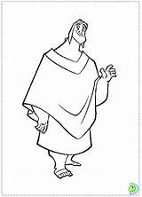 Coloring Kuzco Dinokids Pages Emperor Groove Print Close sketch template