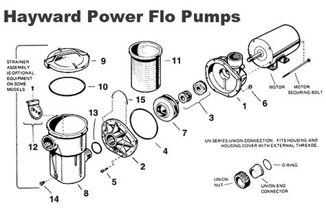 hayward power flo matrix parts diagram