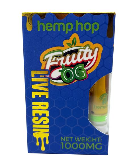 Buy Fruity Og Live Resin Vape Cartridge Online Hemp Hop