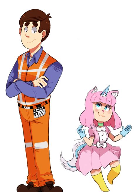 Emmet And Unikitty Human By Emmet Brick0wski On Deviantart