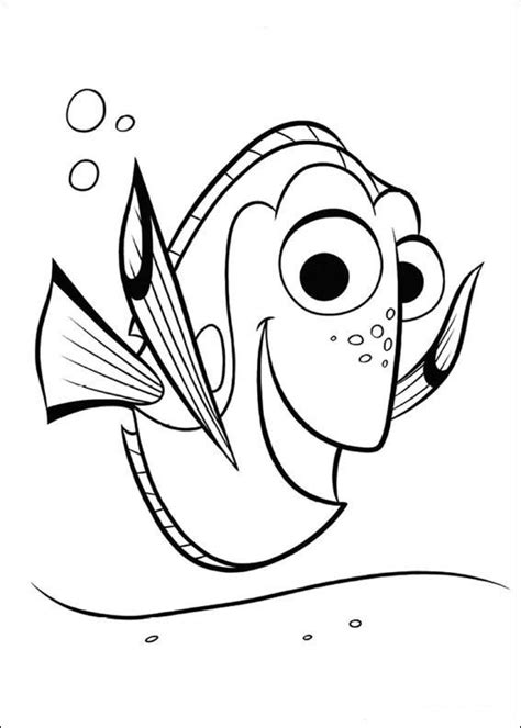 coloring pages finding nemo coloring pages  finding dory coloring