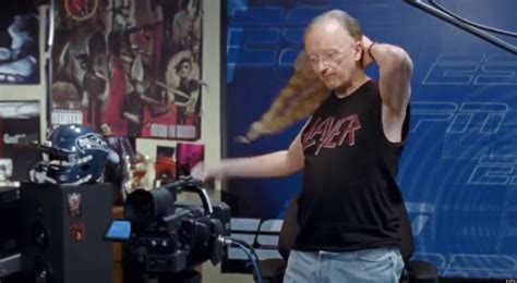 john clayton   sportscenter commercial mocks ponytail myth features slayer shirt video