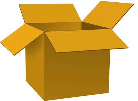 clipart box opened