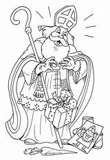 Nikolaus Sinterklaas Kleurplaten Sankt Malvorlagen Malvorlage Animaatjes Ausmalbild Ausdrucken Kostenlos Ausmalen Speciale Animierte Animationen Kleurplaat Mal St Kinderbilder Drucken sketch template