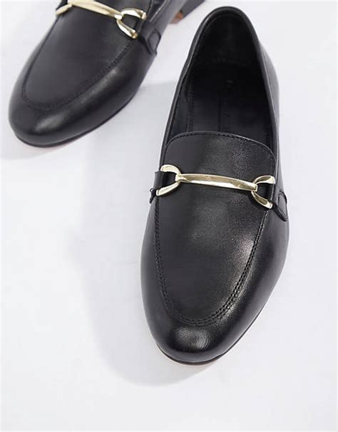 asos design moment leather loafers asos