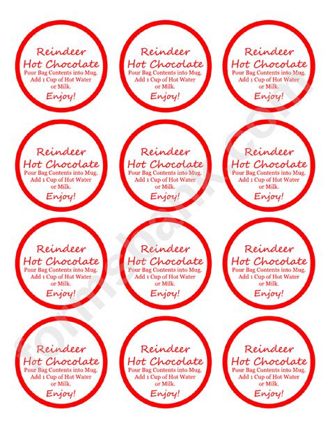 printable printable hot chocolate labels printable word searches