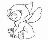 Stitch Coloring Pages Cute Lilo Printable Getcolorings Color Colo sketch template