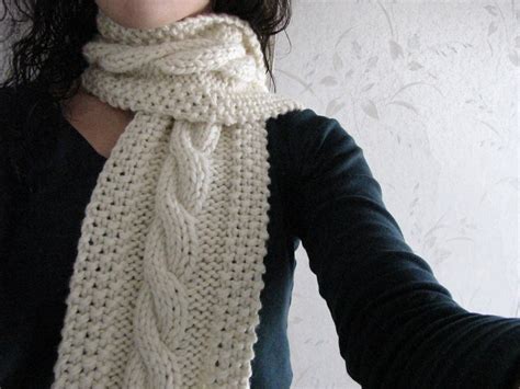 cable knit scarf pattern  knitting blog