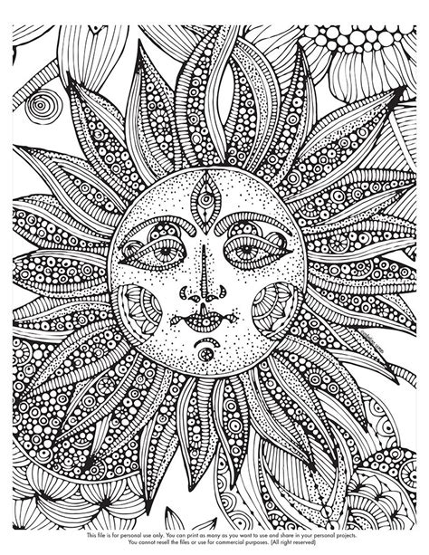 drawing sun coloring pages  adult coloring pages coloring pages