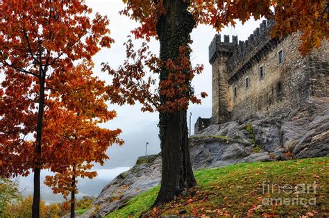 castle  autumn photograph  mats silvan fine art america