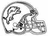 Coloring Helmet Pages Detroit Football Lions Broncos Logo Color Kids Denver Tigers Helmets Bears Clipart Print Drawing Lion Chicago Cleveland sketch template